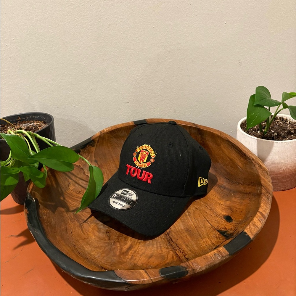 New Era Manchester United Tour Snapback Hat 9Forty Black Soccer Football NWT